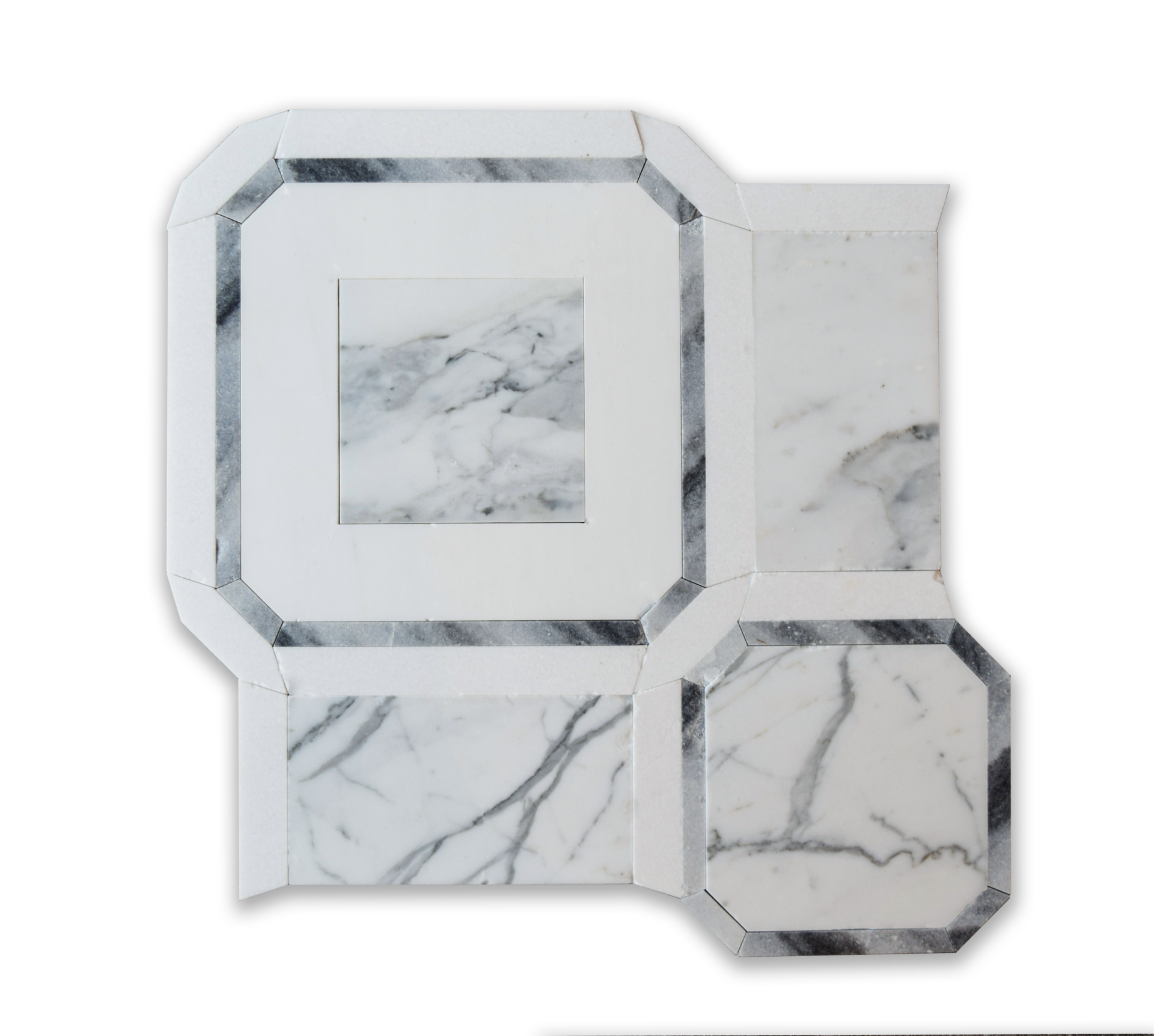 Gaylord - Rhine | Stone Waterjet Mosaic | Renaissance Tile and Bath