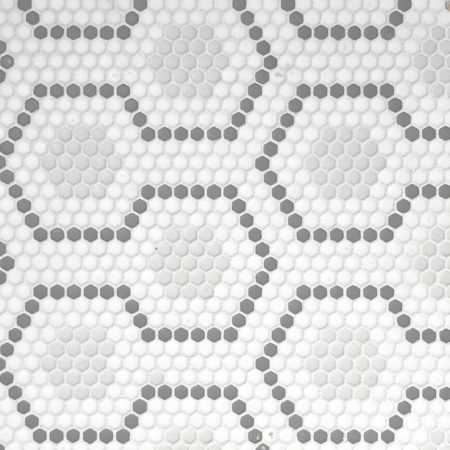 Shoal - Lolly | Glass Tile - Vintage Snow, Fog & Pebble Mosaic | Micro Hex