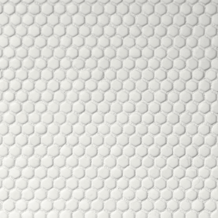 Shoal - Fog | Glass Tile - Micro Hex Mosaic