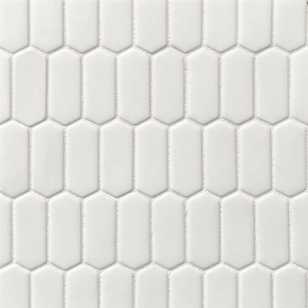 Shoal - Fog | Glass Tile - Picket Mosaic