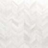 Zellige Oasis - Pure | Terra Cotta – 1x4 in. Chevron Mosaic Tile
