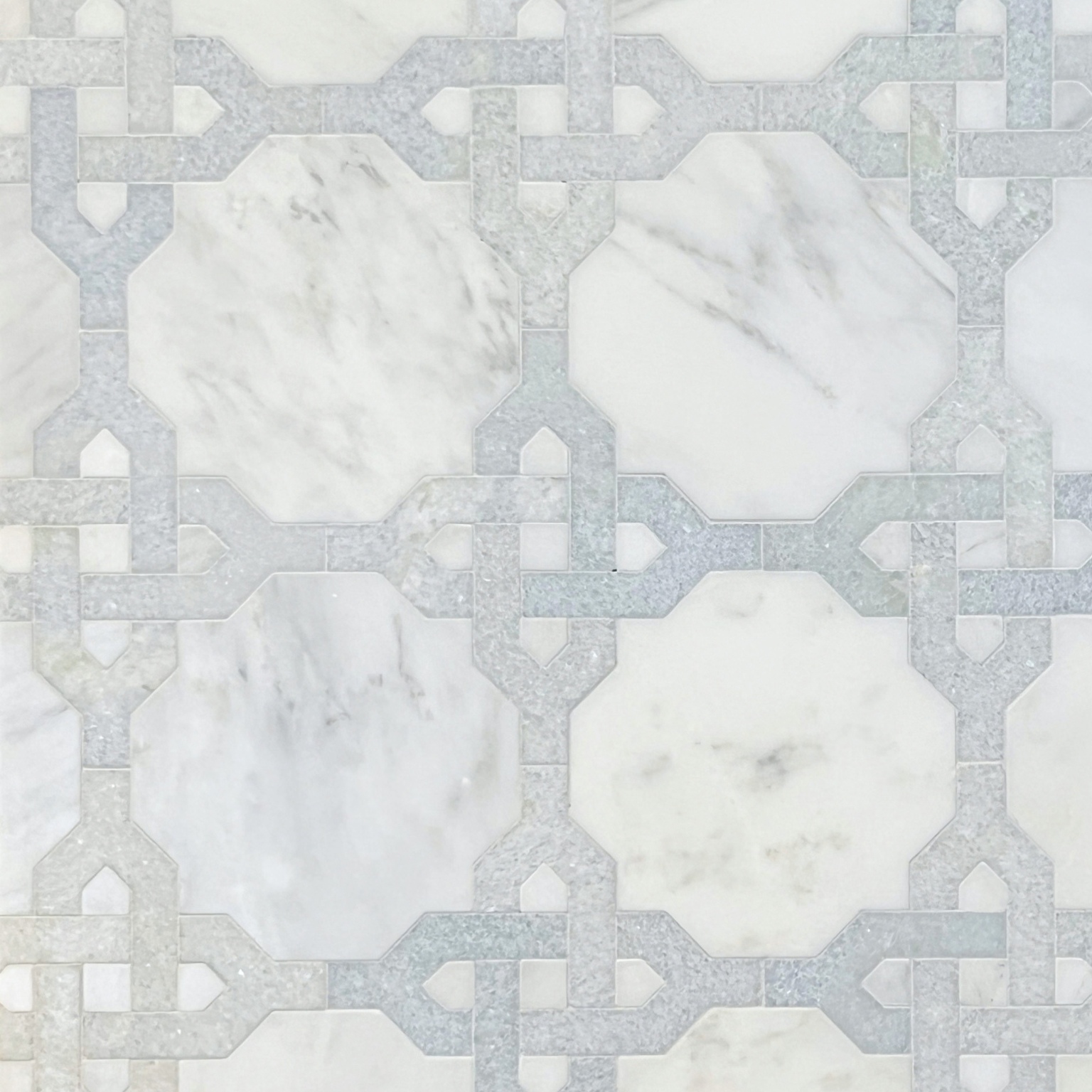 Celtic Knot – Waterjet | Hudson White & Cambridge Blue | Stone