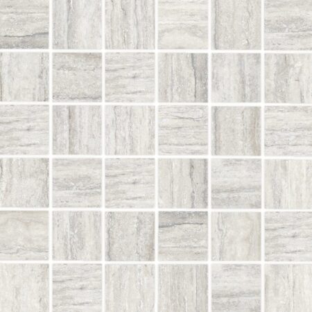 Paradise - Grey | Porcelain - 2x2 in. Straight Joint Mosaic | Vein Cut