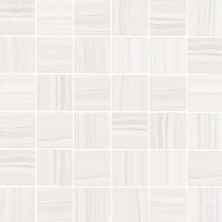 Strata - Blanc | Porcelain - 2x2 in. Straight Joint Mosaic