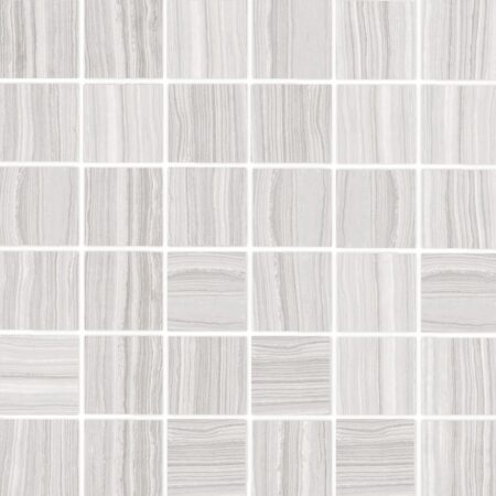 Strata - Gris | Porcelain - 2x2 in. Straight Joint Mosaic