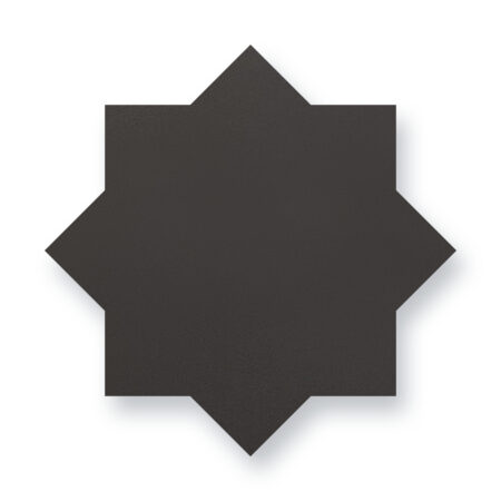 Laud - Coal | Porcelain - 5.4 in. Star Field Tile | Matte