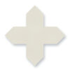 Laud – Cotton | Porcelain – 5.4 in. Cross Field Tile | Matte