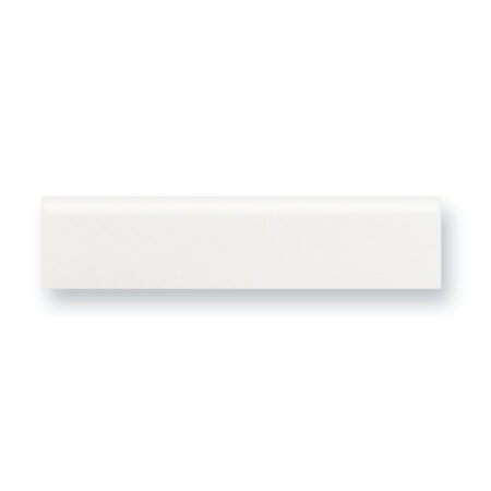 Laud – Snow | Porcelain – 2.5×10 in. Long Edge Bullnose Tile | Matte