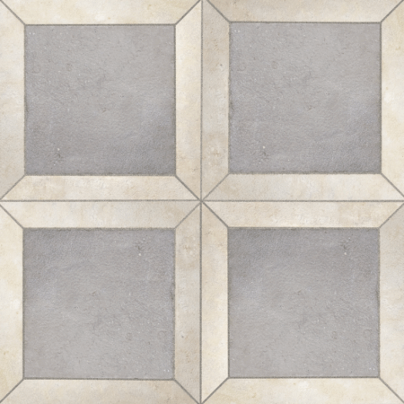 Abbey - Vieux Monde | Limestone - Gris Ciel Field & Creme Coton Navette | Patrimoine