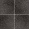 Abbey - Shelbourne | Marble - 14x14x3/4 in. Black Berber Field Tile | Antique