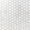 Grandview - Hudson White | Marble - 3/4 in. Penny Round Mosaic | Honed