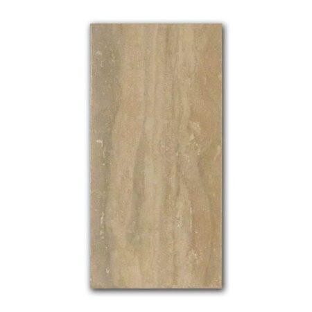 Silver Beige | Travertine - 10x20 in. Field Tile | Veincut Filled & Honed (3/8" Thick)