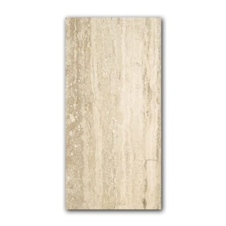 Silver Crystal | Travertine - 10x20 in. Field Tile | Veincut Filled & Honed (3/8" Thick)