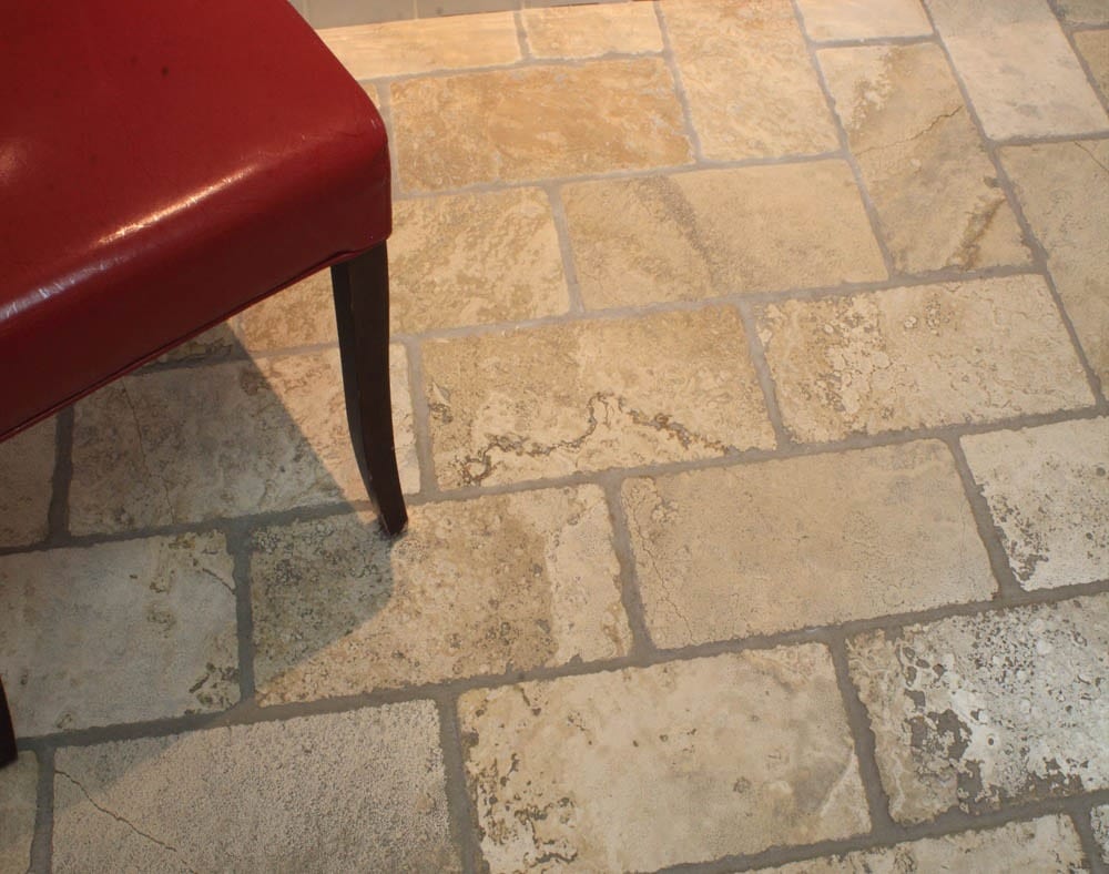 Old World | Travertine - 8x8 in. Field Tile | Unfilled