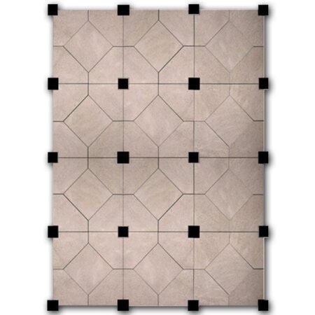 New Fontenay Clair | Limestone - Bordeaux Pattern | Honed (3/8" Thick)
