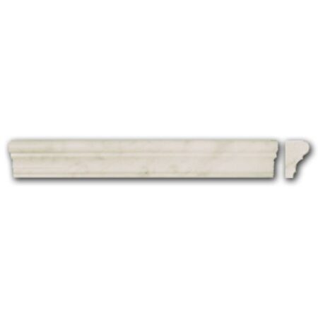Bursa Beige | Marble - 12 in. Chair Rail Moulding | Honed/Polished (1 3/4" x 1 1/16" Thick)