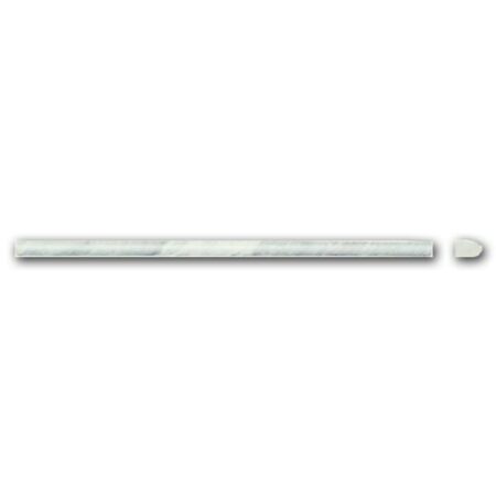 Ming Green | Marble - 12 in. Pencil Moulding | Honed/Polished (3/8" Thick)