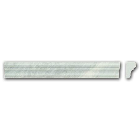 Ming Green | Marble - 12 in. Chair Rail Moulding | Honed/Polished (3/8" Thick)
