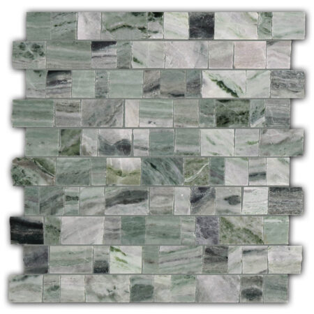 Green Beauty | Marble - 3cm Handclipped Mosaic | Honed (3/8" Thick)