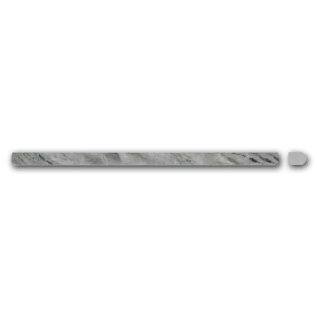 Green Beauty | Marble - 12 in. Pencil Moulding | Honed (9/16" x 3/4" Thick)