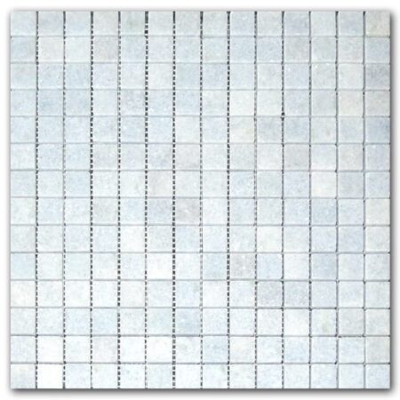 Blue Celeste | Marble - 3/4x3/4 in. Straight Joint Mosaic | Polished (3/8" Thick)
