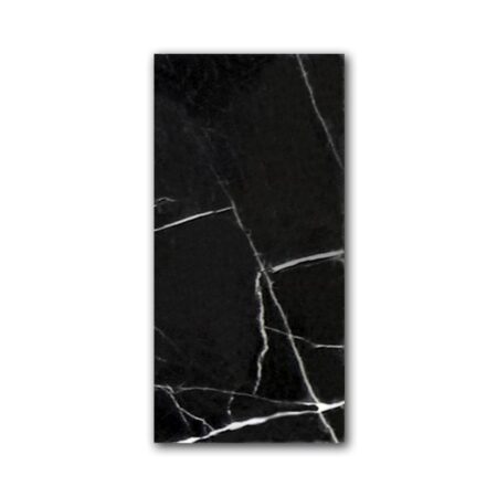 Nero Marquina | Marble - 6x12 in. Field Tile | Honed/Polished (3/8" Thick)