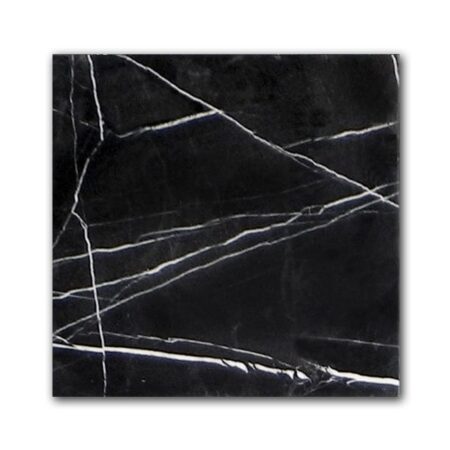Nero Marquina | Marble - 12x12 in. Field Tile | Honed/Polished (3/8" Thick)