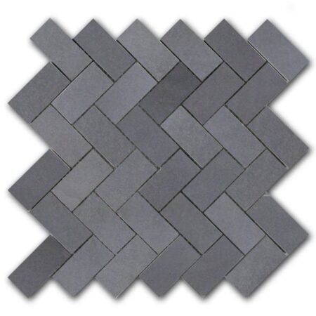 Basalt | Herringbone Mosaic | Honed (3/8" Thick)