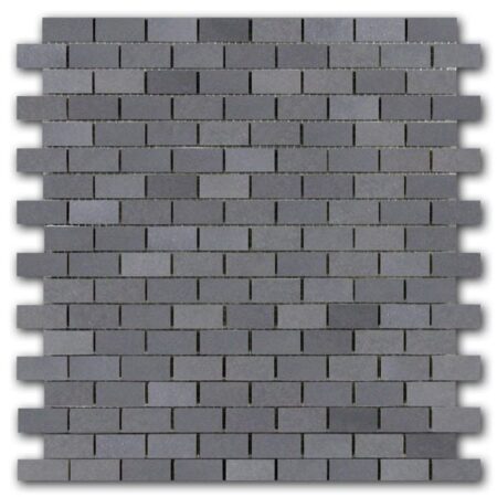 Basalt | Midi-Brick Mosaic | Honed (3/8" Thick)