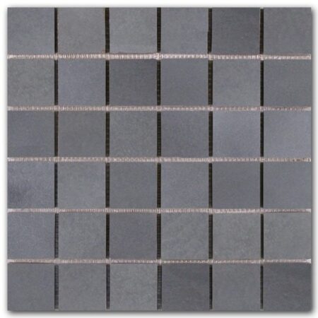 Basalt |  2x2 in. Straight Joint Mosaic | Honed (3/8" Thick)