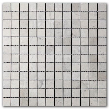 Thala Grey | Limestone - 3/4x3/4 in. Straight Joint Mosaic | Honed (3/8" Thick)