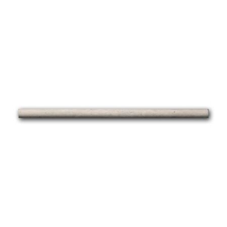 Thala Grey | Limestone - 12 in. Pencil Moulding | Honed (9/16"x11/16" Thick)