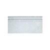 Grandview - Cambridge Blue | Marble - 6x12 in. Base Moulding | Honed