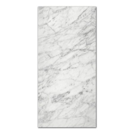 Bianco Carrara | Marble - 12x24 in. Field Tile | Honed/Polished (3/8″ Thick)