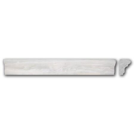 White Onyx | 12 in. Chair Rail Moulding | Honed/Polished
