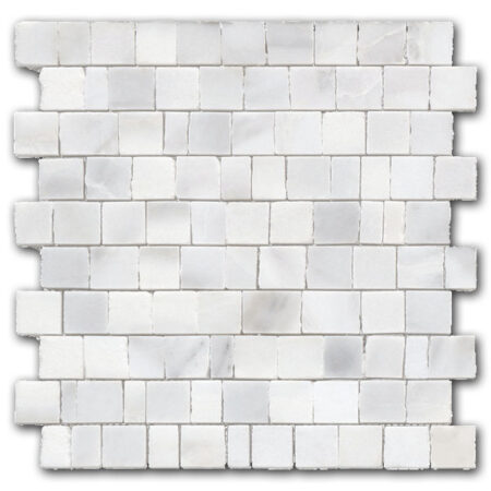 Bianco Luna | Marble - 3cm Handclipped Mosaic | Honed/Polished