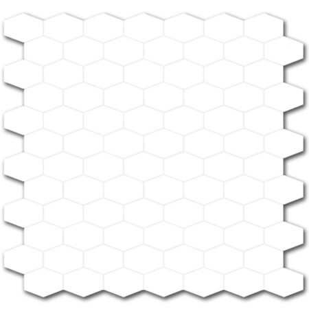 Thassos Select | Marble - Elongated Hexagon Mosaic | Polished