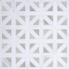 Grandview - Carlyle White | Marble - Petite Parquet Mosaic w/ Batten Dove | Honed