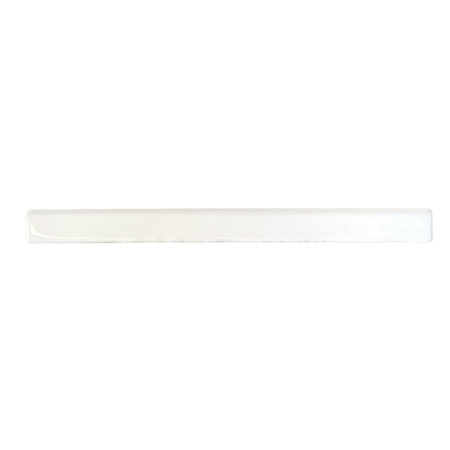 Blok - White | Ceramic - 1x12 in. Bullnose Tile