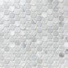 Grandview - St. Regis Grey | Marble - 3/4 in. Penny Round Mosaic | Honed