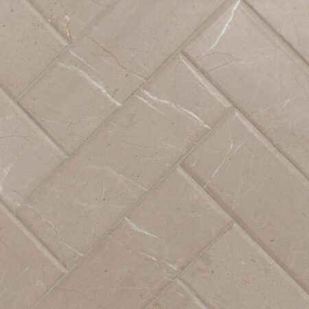 Corinthian Beige | Marble - 4x12 in. Field Tile | Antique (3/8" Thick)