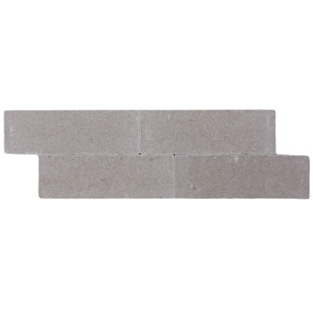 Tao | Limestone - 3x9 in. Field Tile | Tumbled (3/8" Thick)