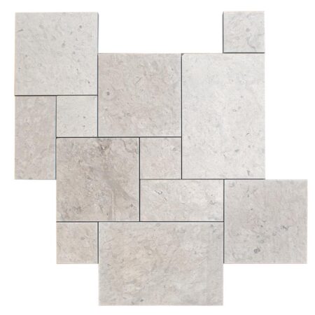 Smoke | Limestone - Manoir Pattern | Flamed (5/8" Thick)