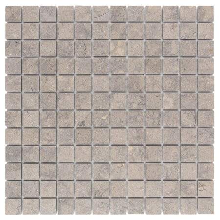 Cote D’ Azur | Limestone - 7/8x7/8 in. Straight Joint Mosaic | Honed (3/8" Thick)
