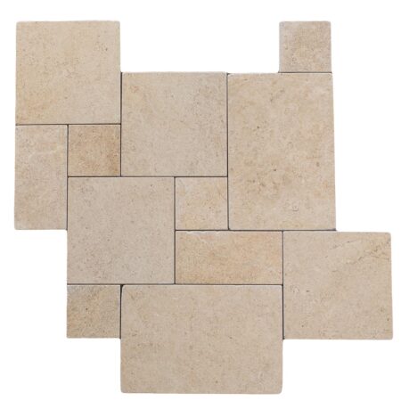 Cecina | Limestone - Manoir Pattern | Tumbled & Brushed