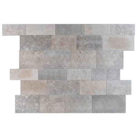 Bordeaux Gris | Limestone - 16xFREELELNGTH in. Old Bourgogne Pattern | Patine (Exterior) (2" Thick)