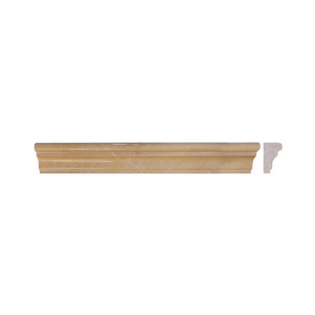 Golden Beige | Marble - 1.75x12 in. Chair Rail Moulding | Polished