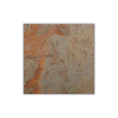 Multicolor Autumn | Slate - 16x16 in. Field Tile | Cleft & Gauged (3/8" Thick)