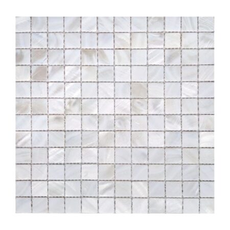 Mother of Pearl | 1x1 in. Straight Joint Mosaic | Polished