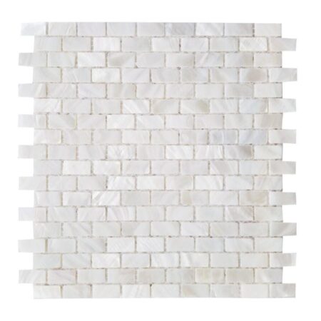 Mother of Pearl | Mini Brick Mosaic | Polished